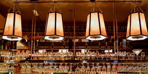 Bar selling drinks